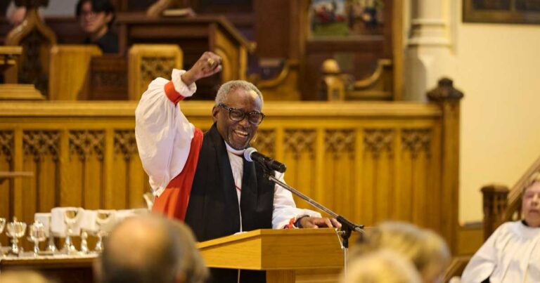 Michael Curry preaching at General Synod